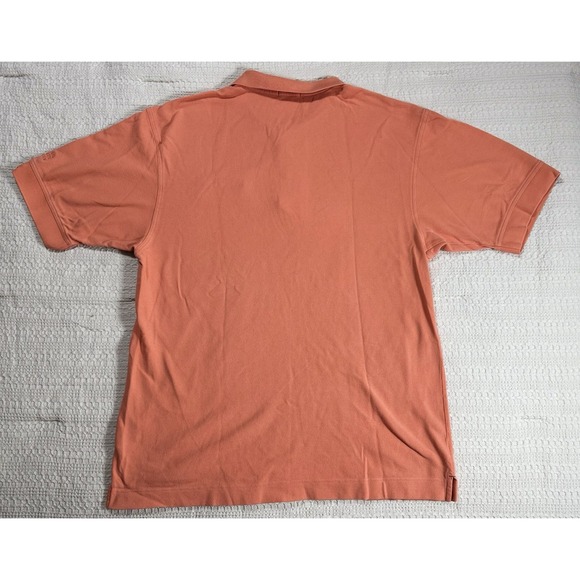 Cutter & Buck National Corvette Museum  Polo Shirt Men's XL Orange Embroidered - Picture 2 of 7